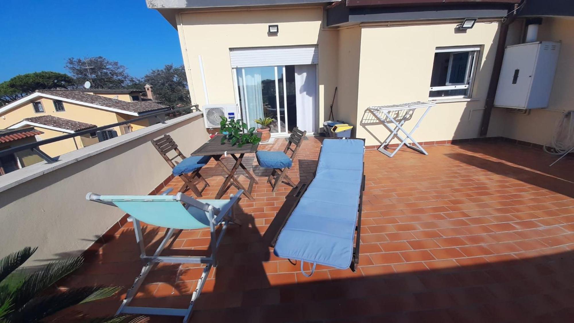 Apartmán La Terrazza Sul Faro Fiumicino Exteriér fotografie